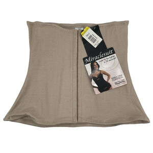 Miraclesuit Waist‎ Cincher Extra Firm Control Medium Nude Beige Free Shipping